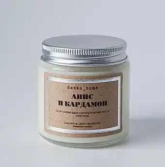 Свеча светлая 120, Анис и Кардамон