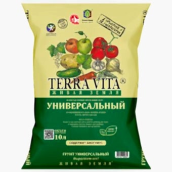 Грунт Живая земля универсальная 10 л