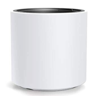 DBHER400-S449 Кашпо HEOS d39 h38см 20/44л белый (white) с вкладышем