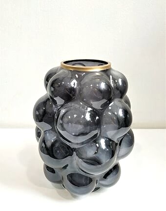 Ваза Bubbles стекло, д.16 в.20